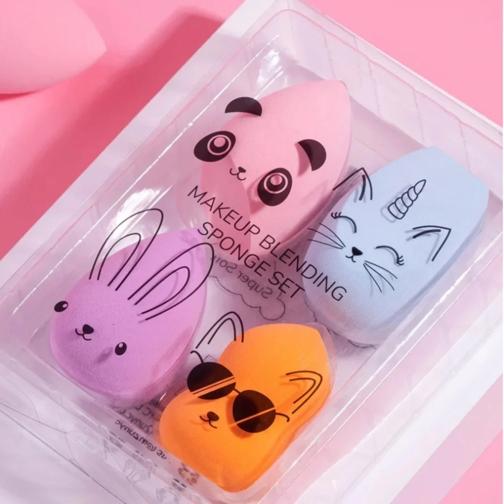 M2U NYC Makeup Blending Sponge Set | NEW | Beauty Blender 4 Pack Box Set
